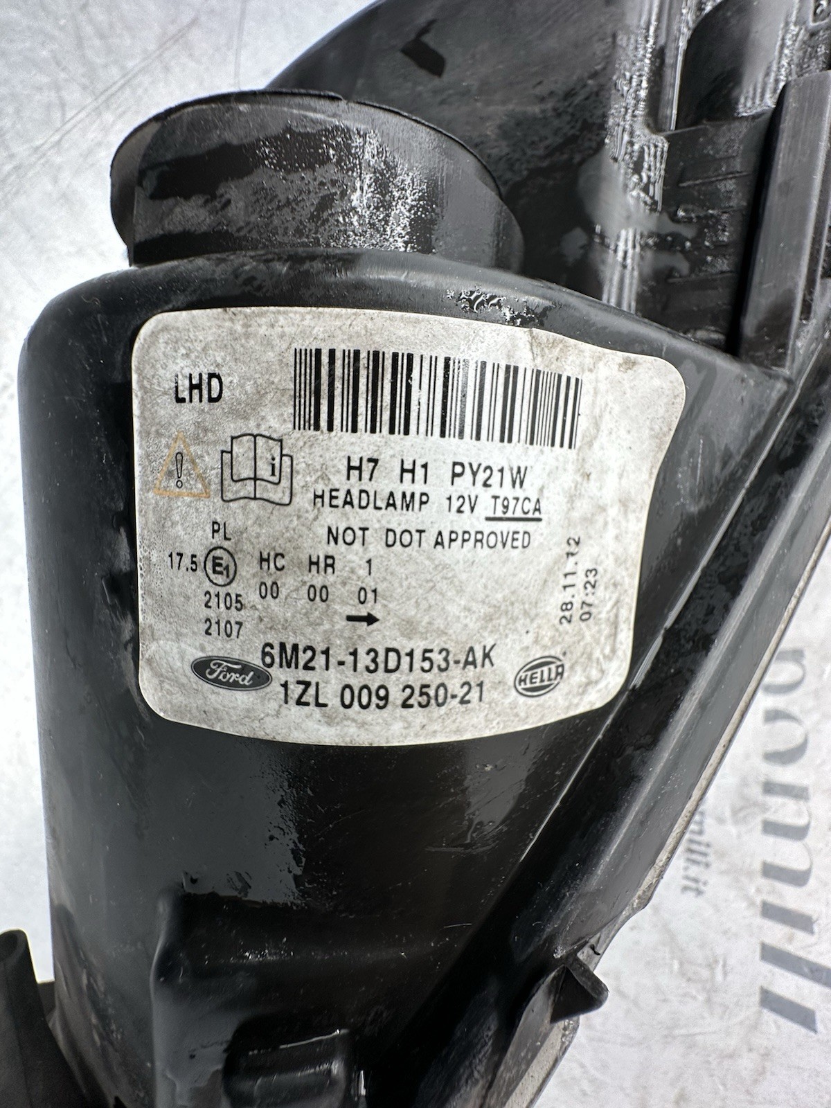 Pomili Fanaleria Faro Sinistro Ford S-Max Galaxy 2006-2010 Xenon Adattivo 6M21-13D153-AK usato
