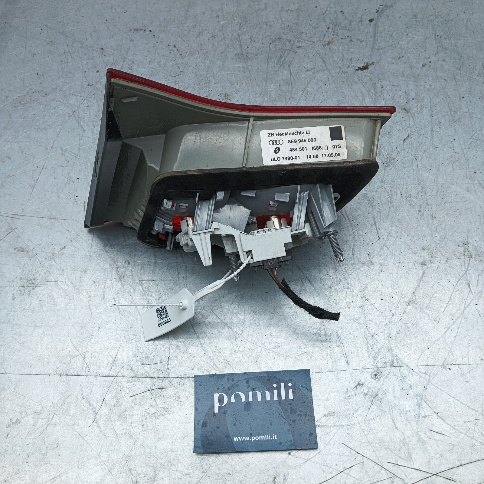Pomili Fanaleria Fanale posteriore sinistro Audi A4 Avant B7 8ED usato