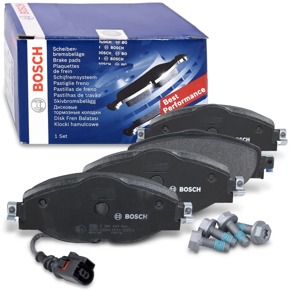 Bosch Sistema frenante 0986494660 Pastiglie freno 4 pezzi anteriori