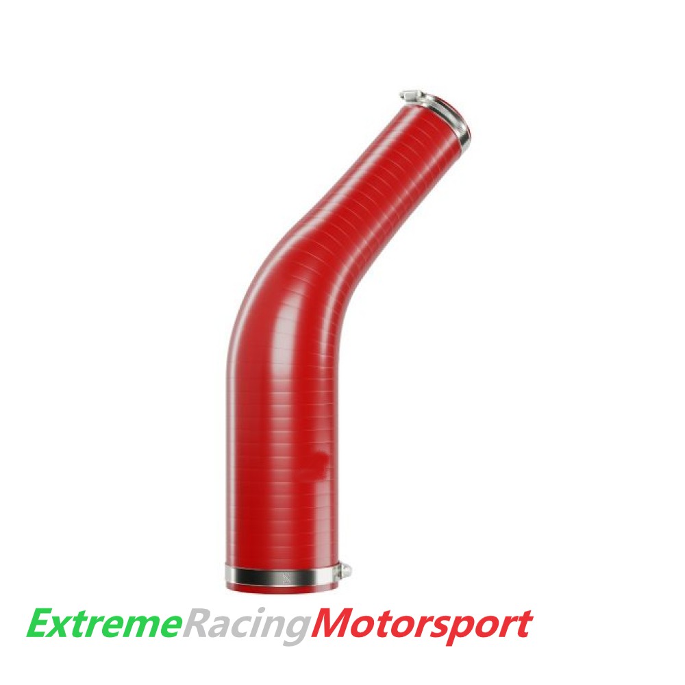 Xtreme Racing Curva Siliconica 45° riduzione 60-51 mm con collari rossa