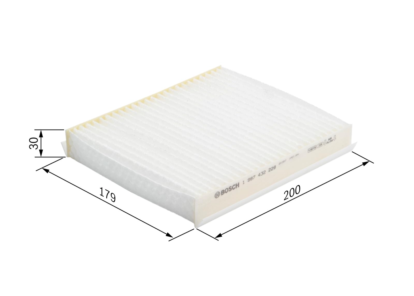 Bosch Filtri 1987432228 filtro abitacolo standard antipolline
