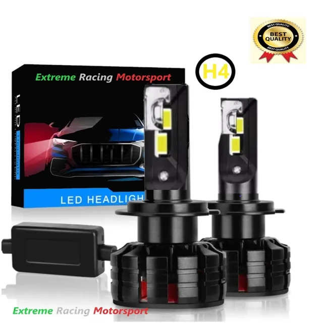 Xtreme Racing Lampadine LED Lampade Led ERM V1 Black Edition H4 6000K
