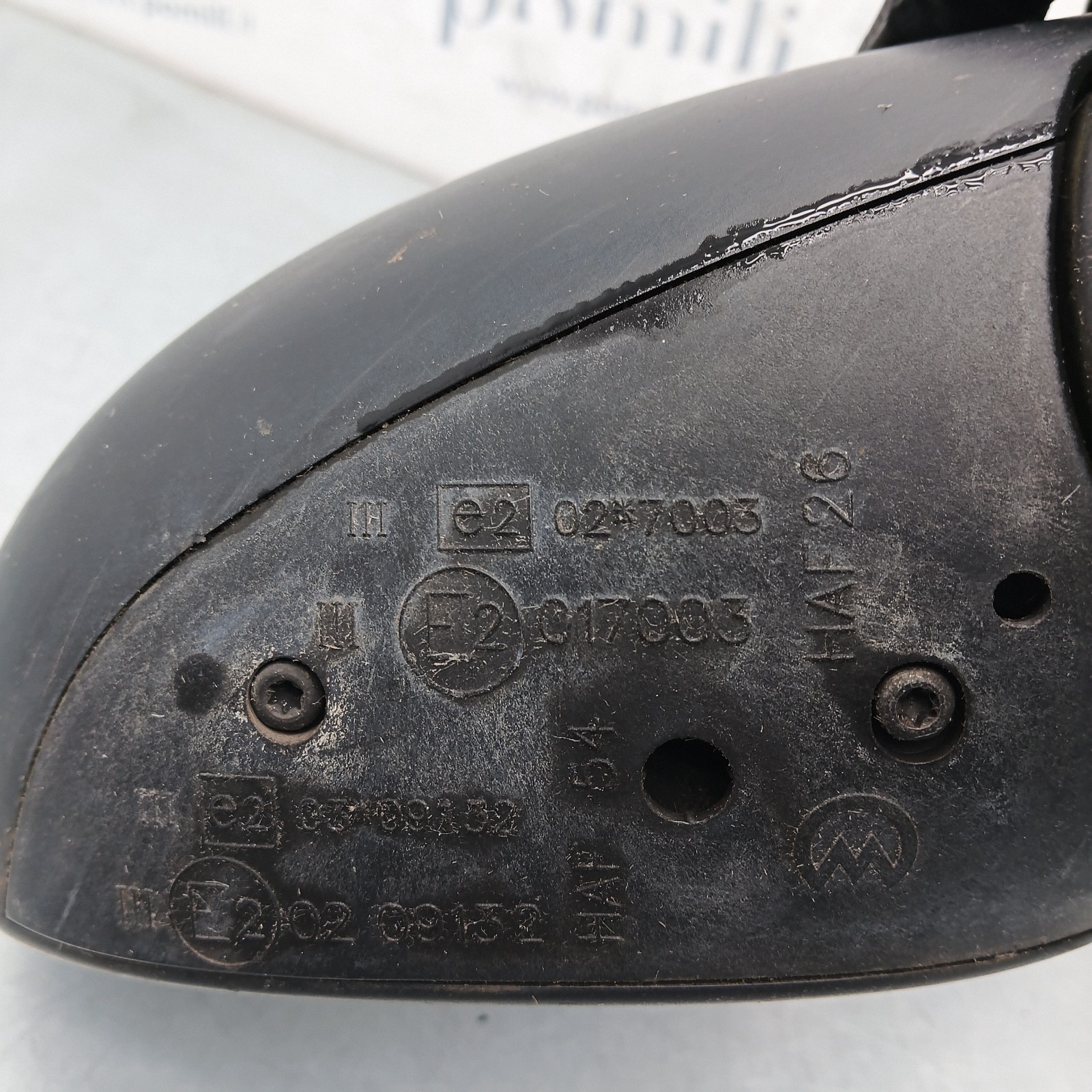 Pomili Cristalli Peugeot 206+ specchietto retrovisore manuale destro usato