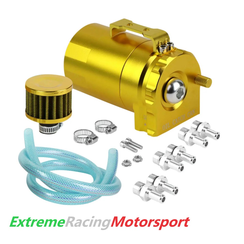Xtreme Racing Filtri Olio e Carburante ERM RVO Gold serbatoio recupero vapori olio alluminio kit