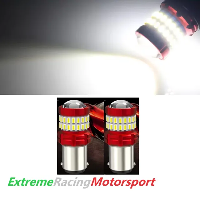 Xtreme Racing Lampadine LED F44 BAY15D P21/5W coppia luce bianca