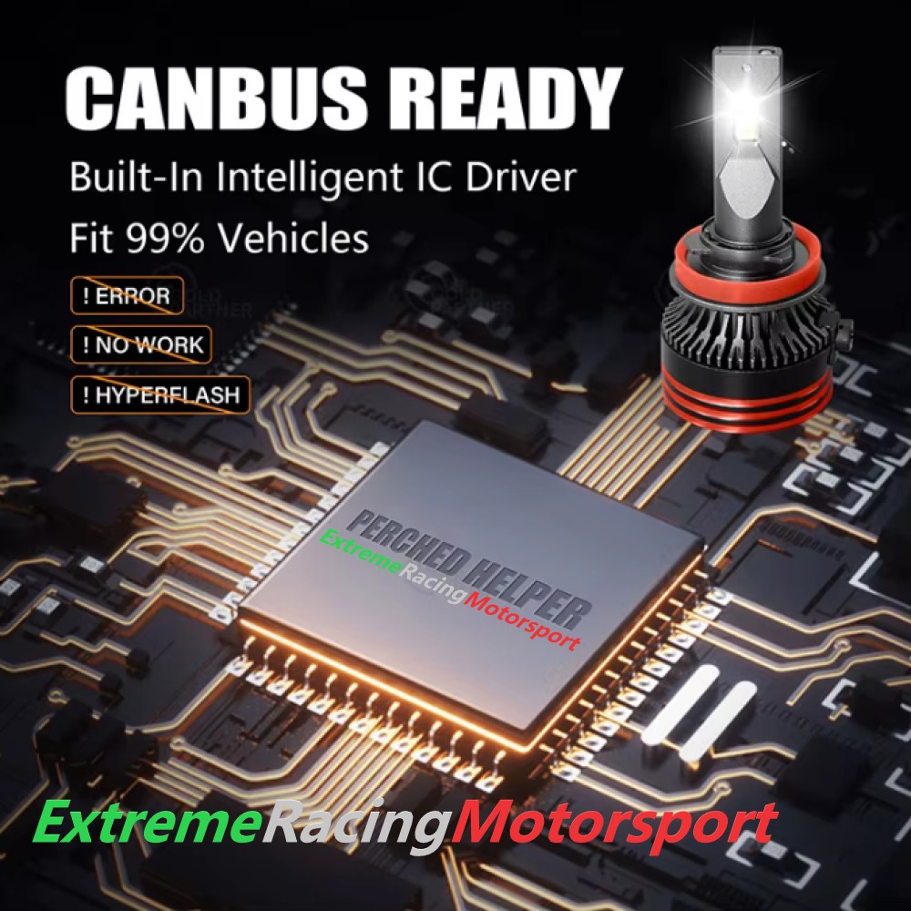 Xtreme Racing Lampadine LED ERM M8 PRO 130W H4 coppia 6000K