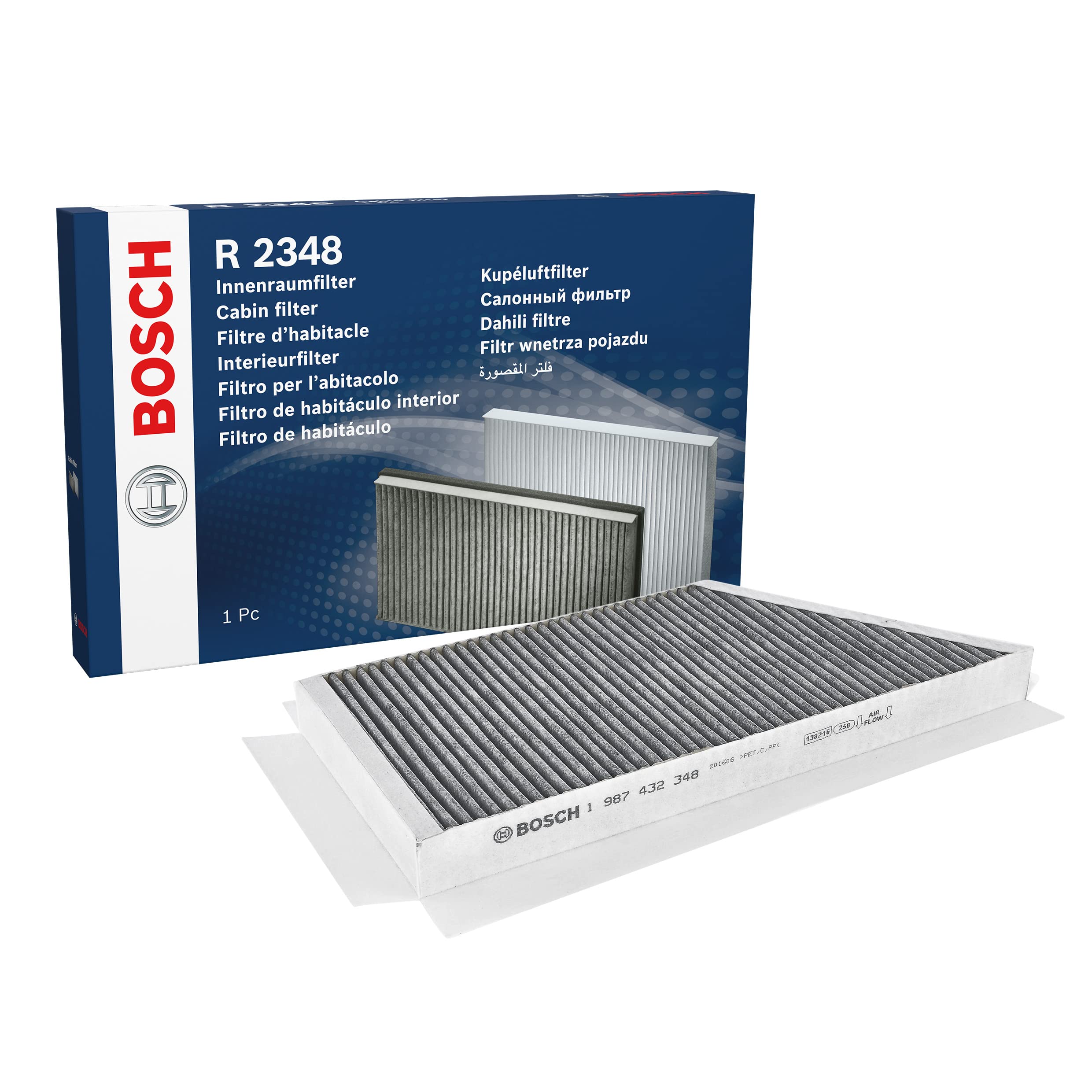Bosch HCP Filtri 1987432348 filtro abitacolo a carboni attivi