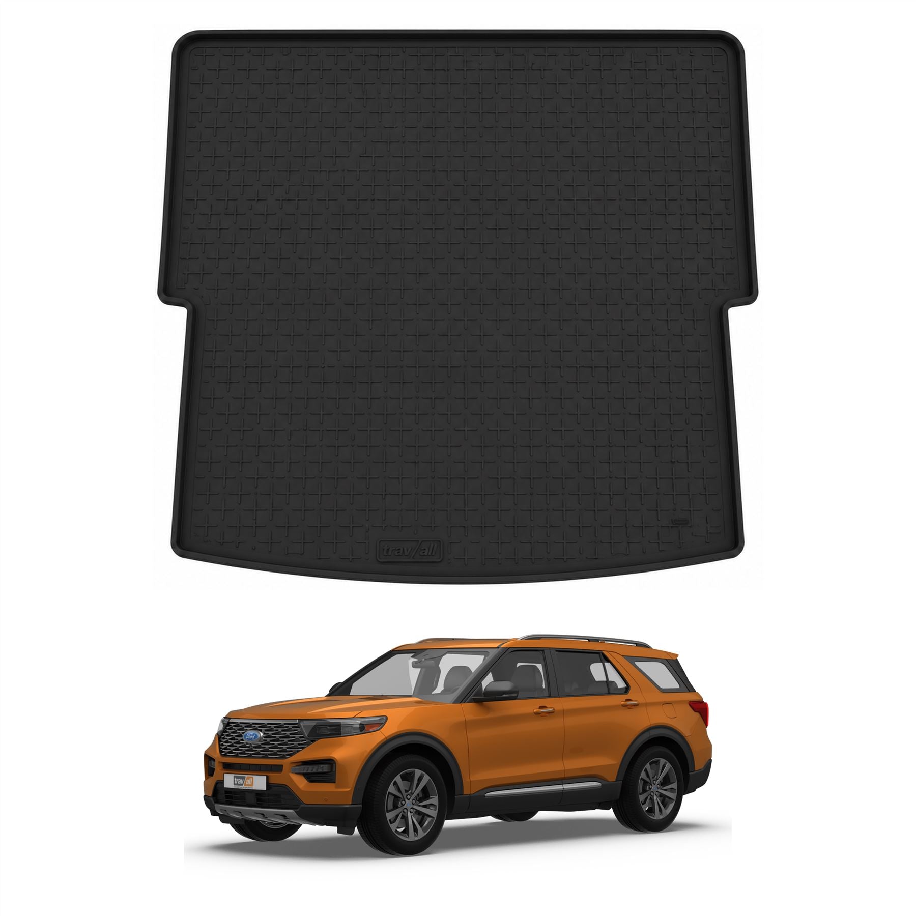 Travall Trunk Liners Ford Explorer dal 2019 vasca baule in gomma su misura