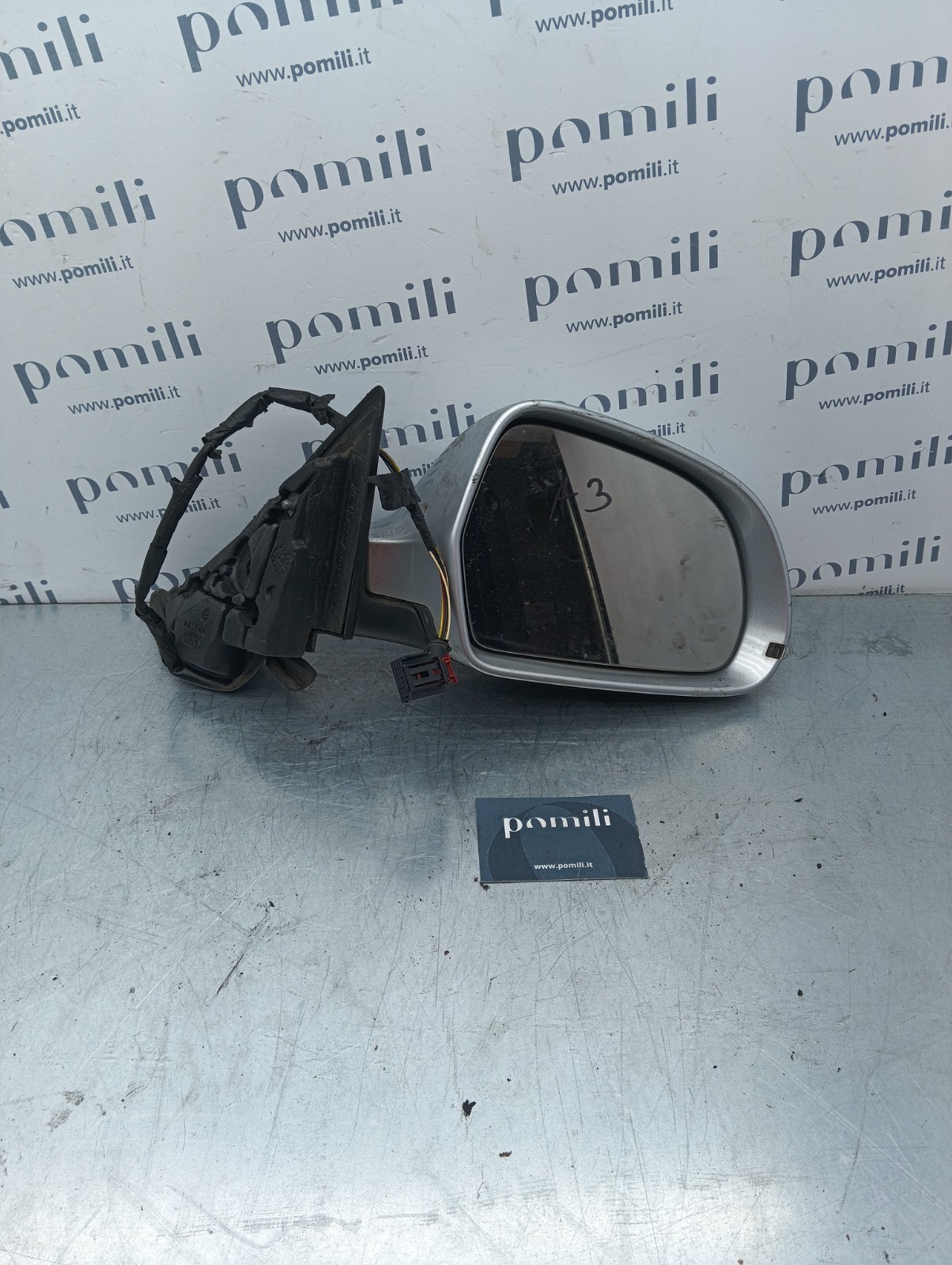 Pomili Cristalli Specchietto destro AUDI A3 2003-2012 481506 specchietto usato