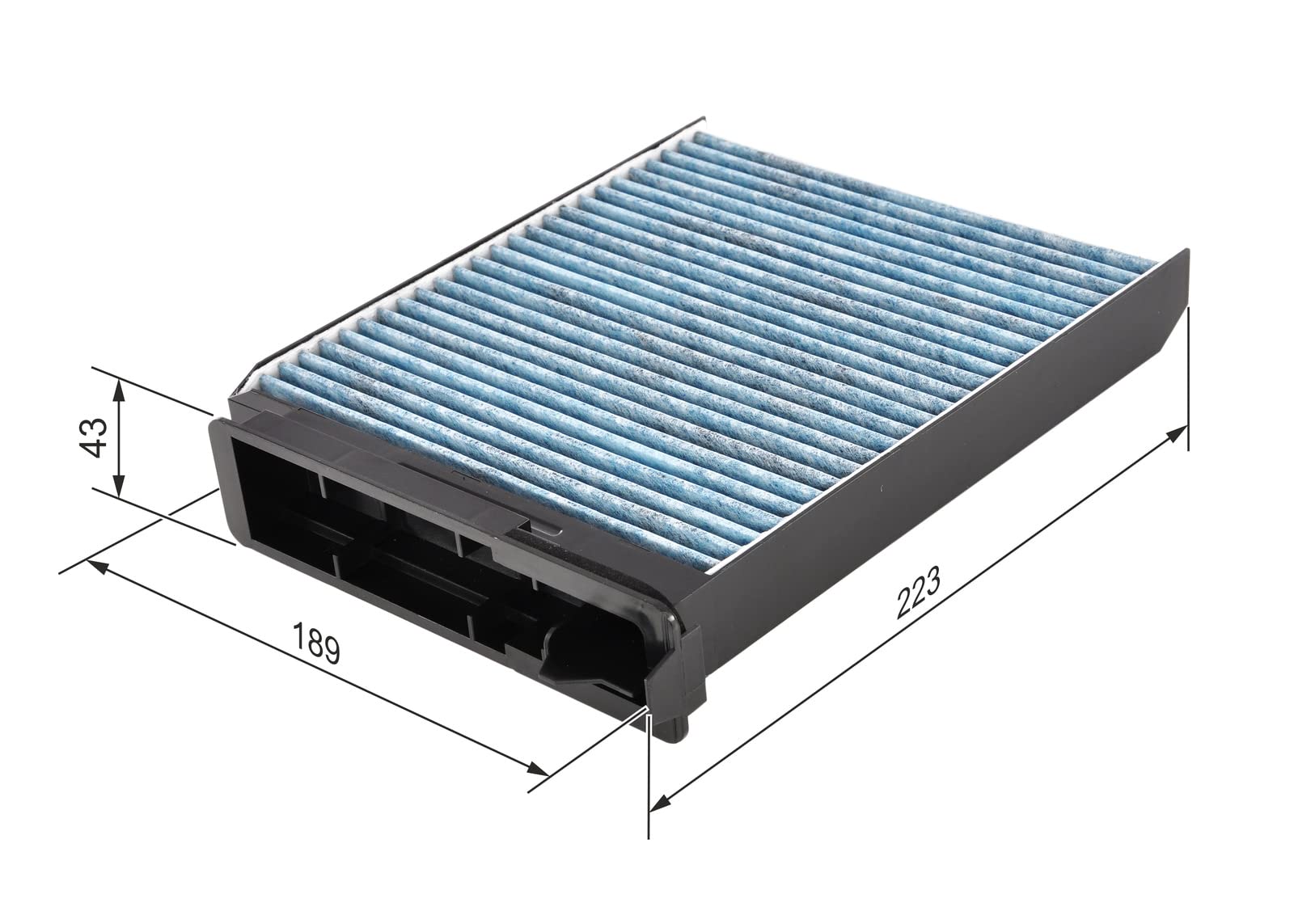 Bosch HCP Filtri A852 filtro abitacolo antibatterico e antiodore