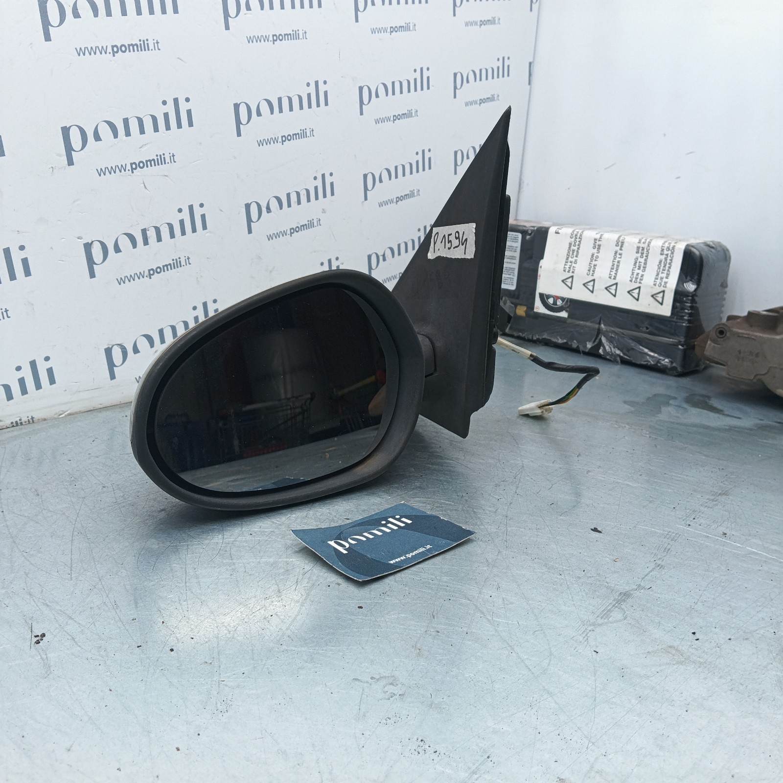 Pomili Cristalli Specchietto retrovisore sinistro Lancia Y 024218 5 pin elettrico usato