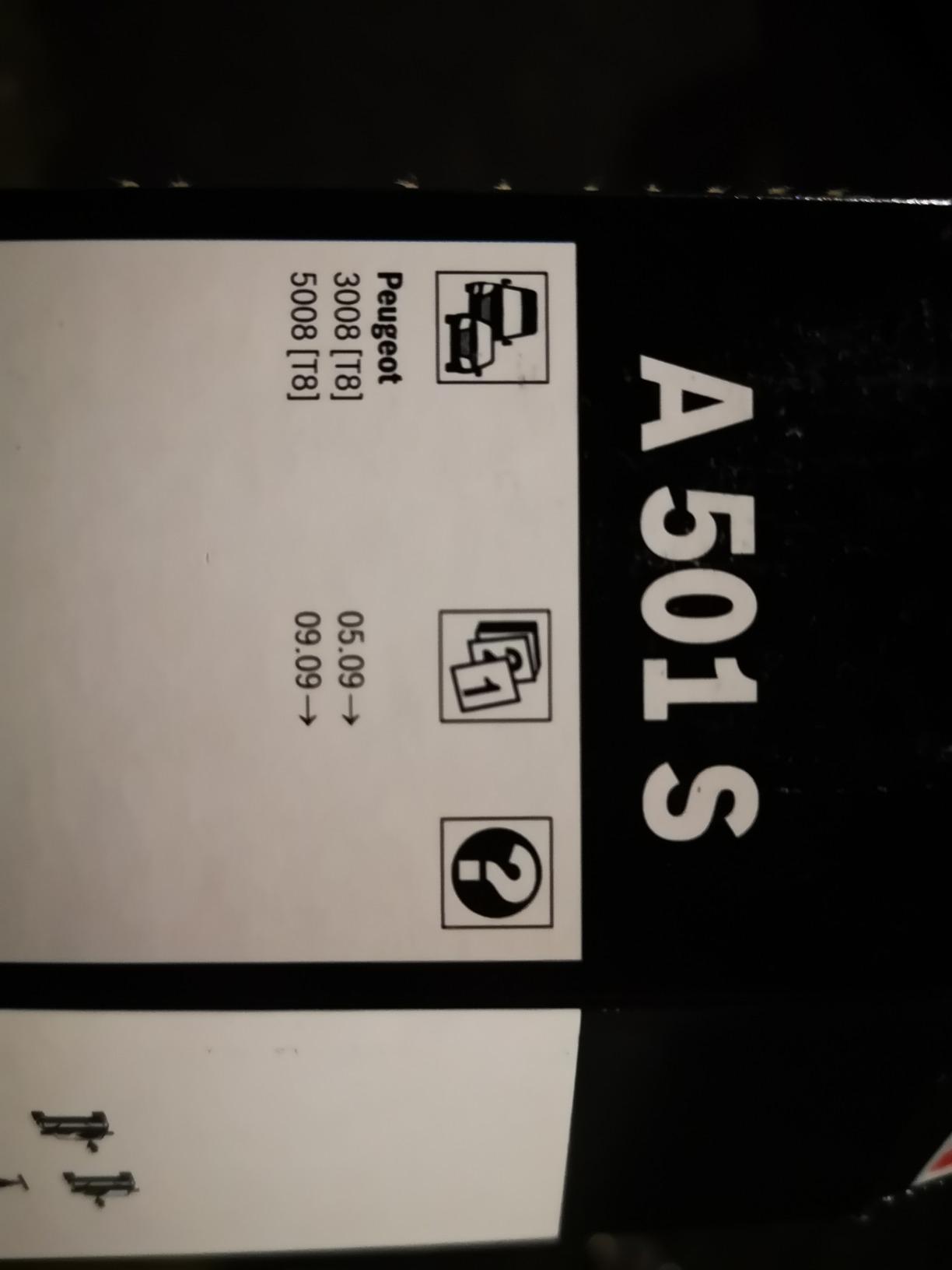 Bosch Spazzole tergicristallo AeroTwin A501S 2 pezzi 800/680 mm