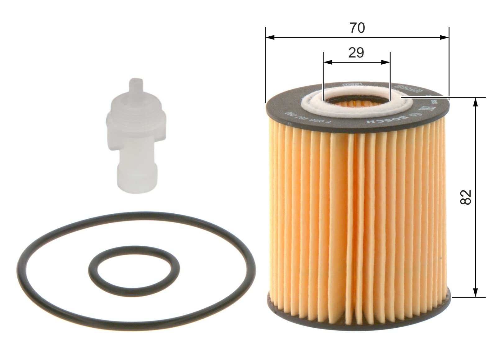 Bosch Filtri F026407090 filtro olio elemento filtrante