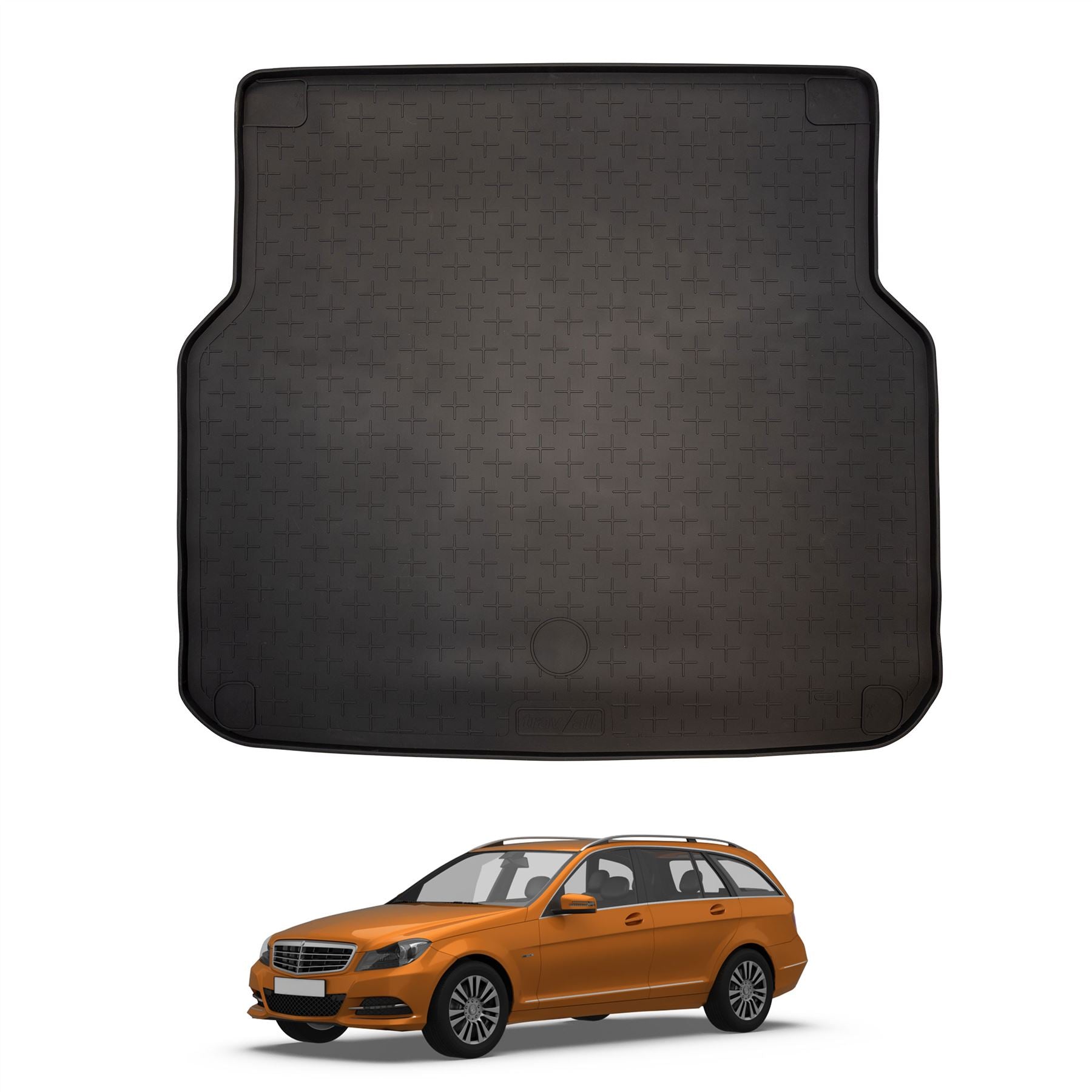 Travall Trunk Liners Mercedes C-Class rivestimento bagagliaio in gomma 2008-2014