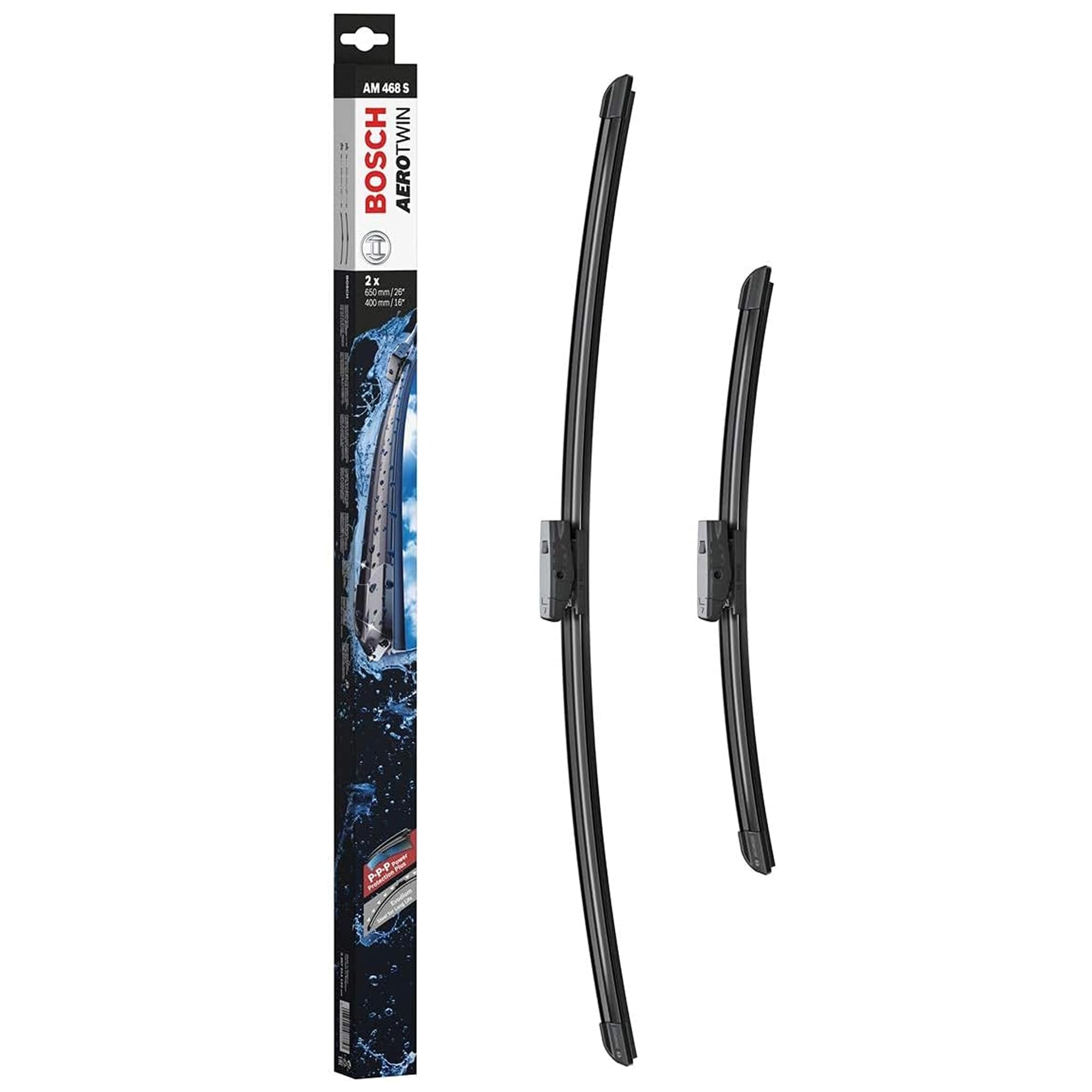 Bosch Spazzole tergicristallo AM468S 650/400 mm con spoiler