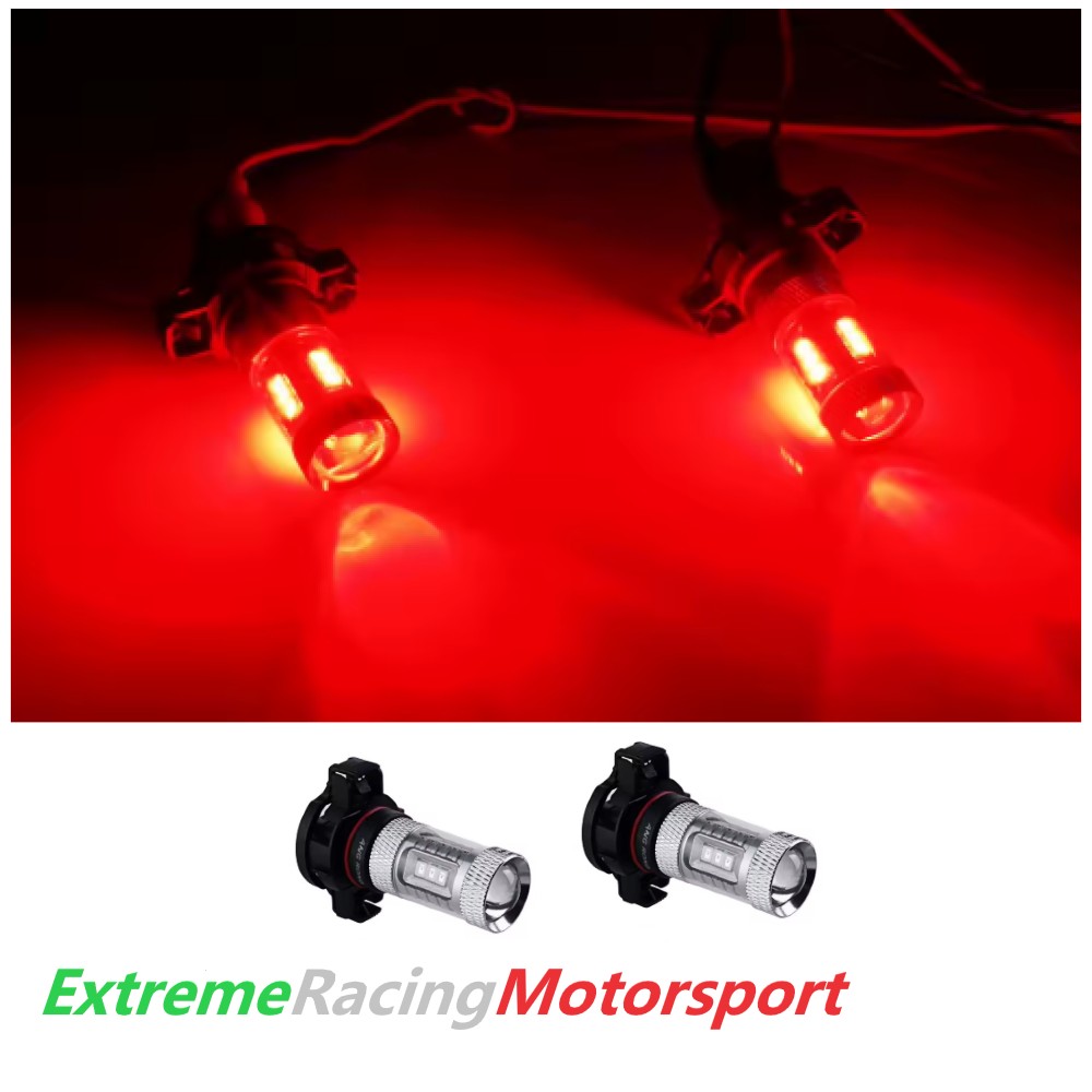 Xtreme Racing Lampadine LED PS19W 5202 rosse coppia retronebbia