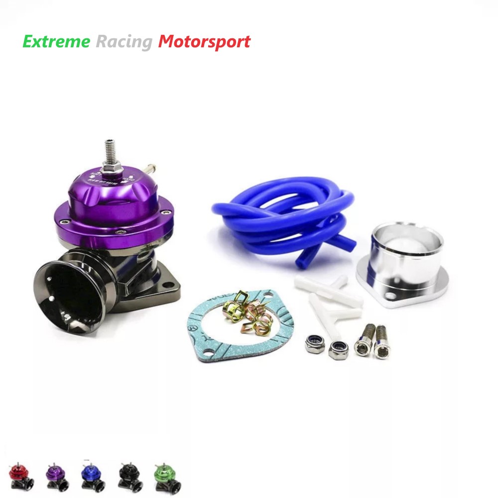 Xtreme Racing Impianto Carburante Kit Completo valvola Pop Off ERM RS viola 63 mm turbo
