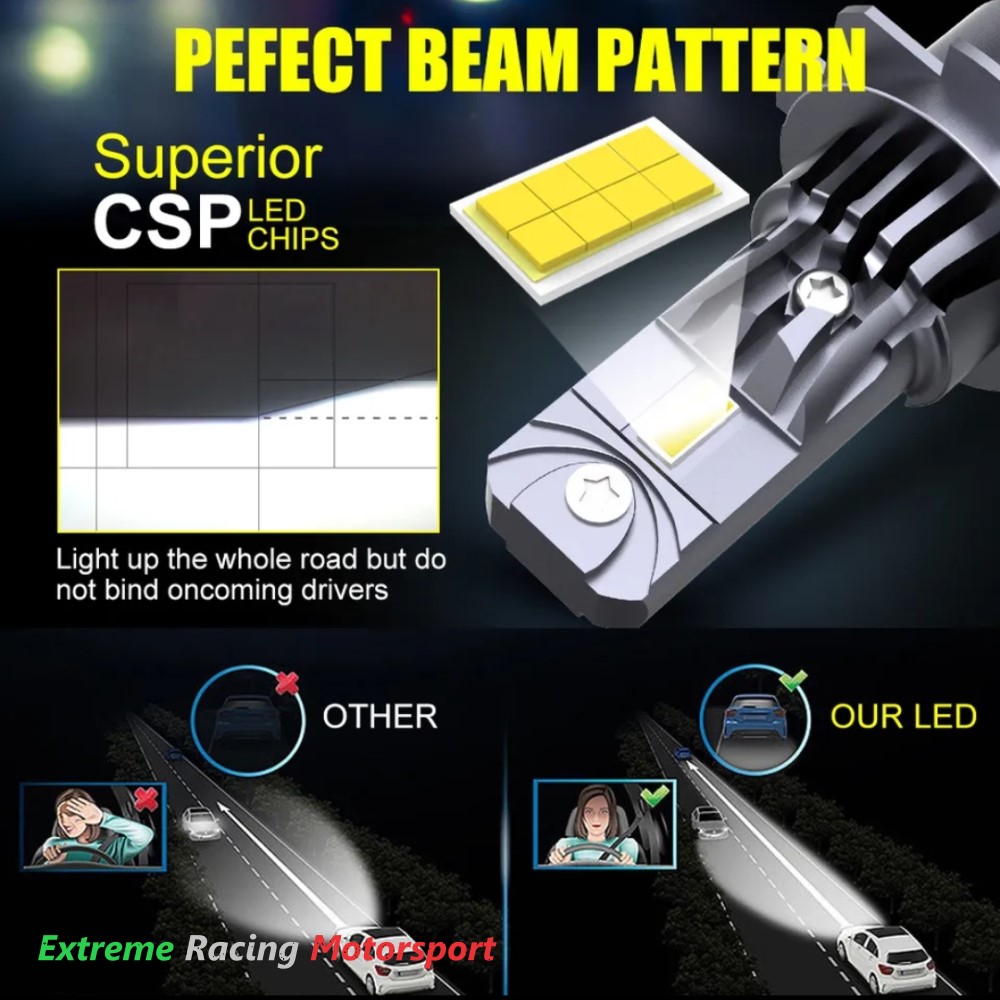 Xtreme Racing Lampadine LED Lampade Led P&P A51 H7 coppia 6500K CANBUS