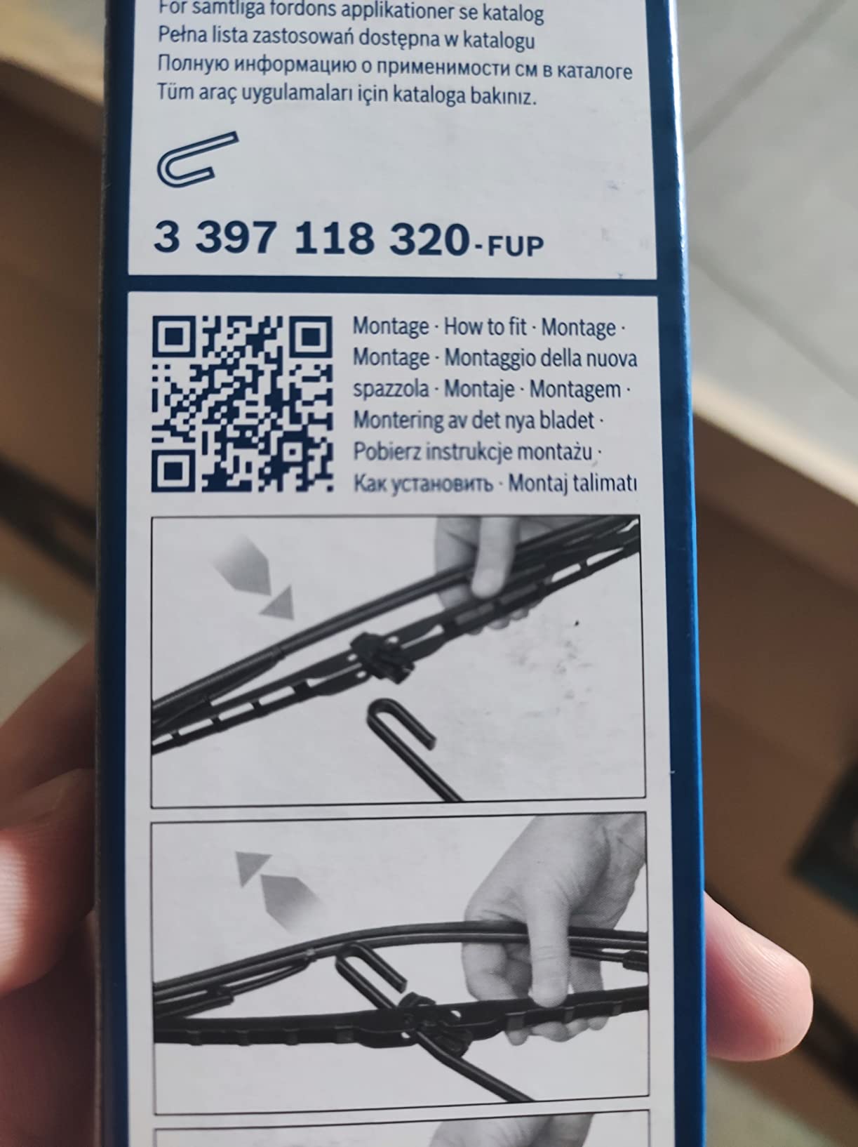 Bosch Spazzole tergicristallo 3397118320 spazzola tergicristallo anteriore