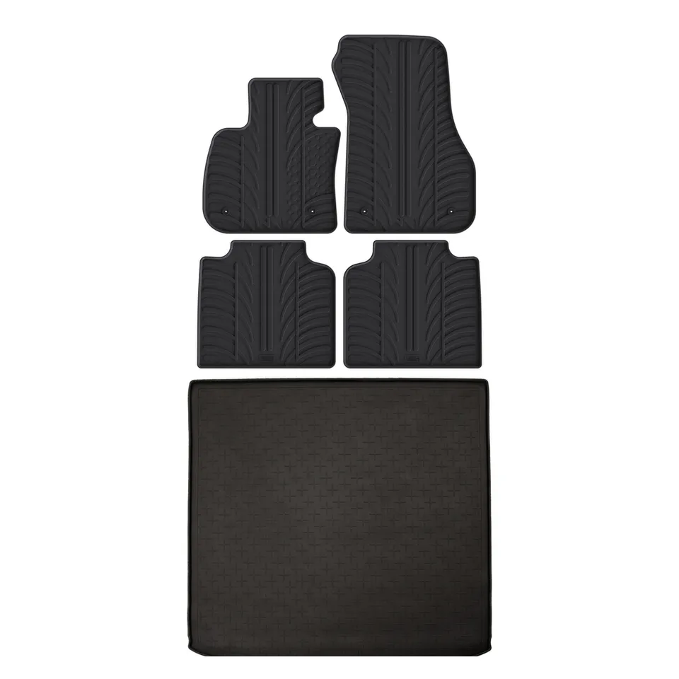 Travall Bundles BMW 2 Series Gran Tourer Rubber Boot Liner and Rubber Car Mats bundle