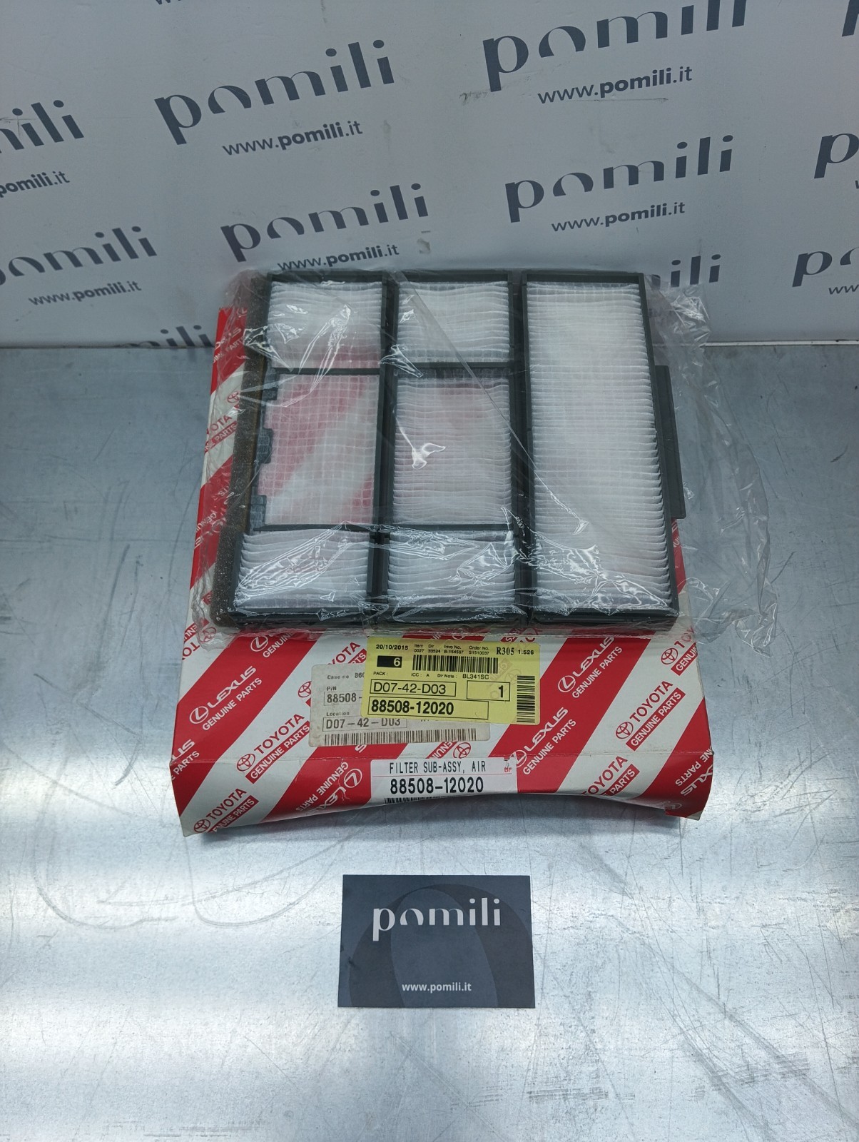 Pomili Climatizzazione Toyota Corolla filtro antipolline nuovo OEM 88508-12020