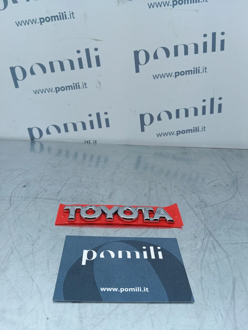 Pomili Lamierati esterni Targhetta scritta Toyota tutti i modelli 75446-0D010 emblema nuovo
