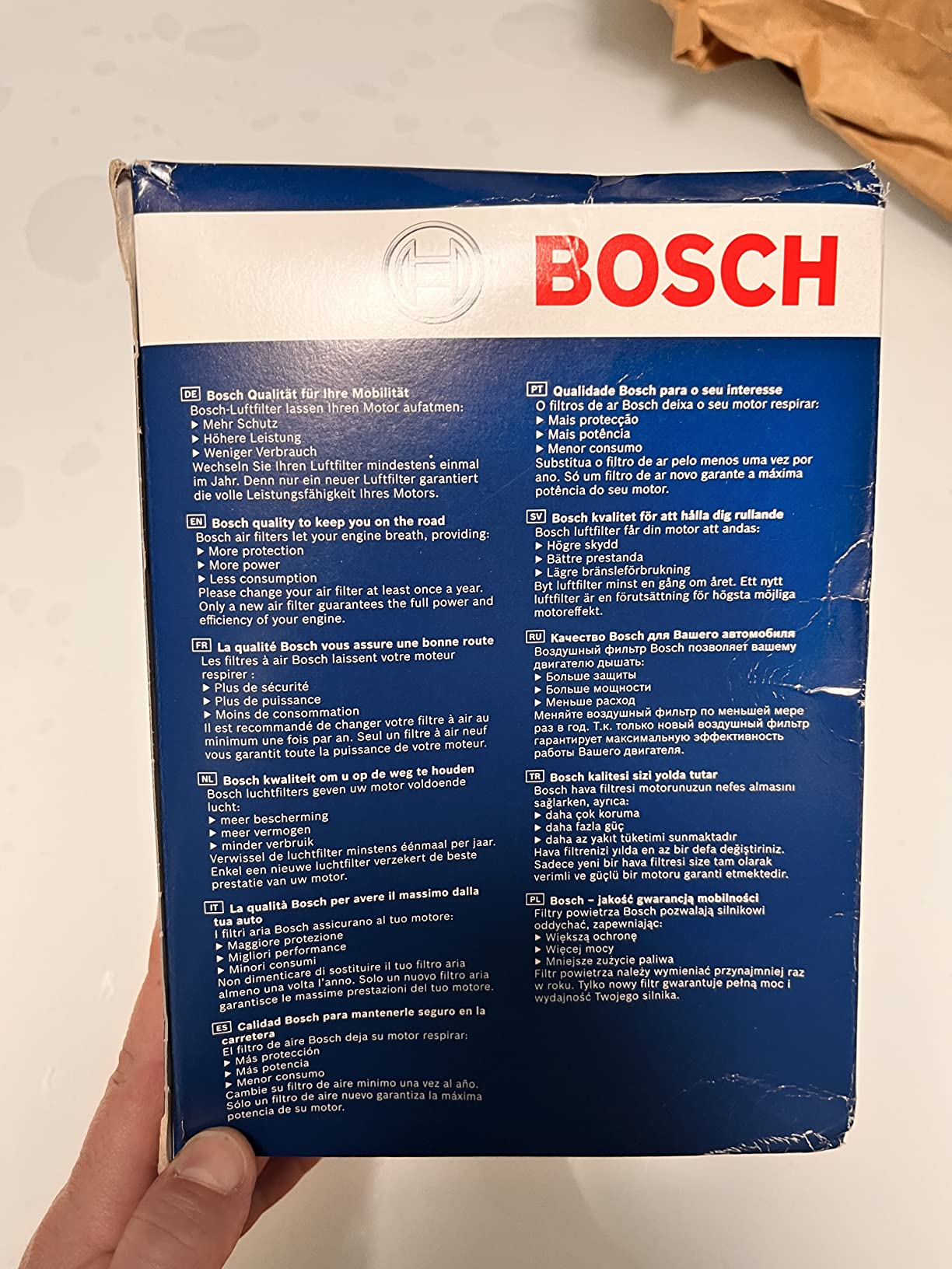 Bosch HCP Filtri F026400492 filtro aria elemento filtrante