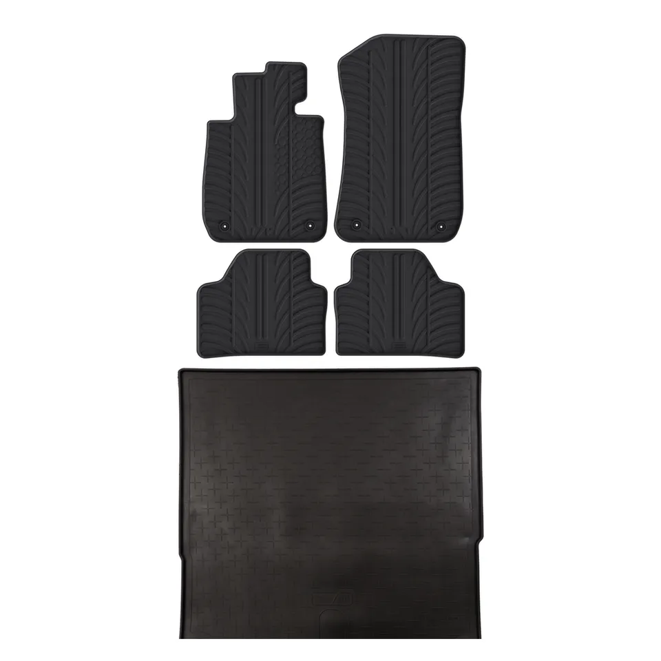 Travall Bundles BMW X1 tappetini e vasca baule in gomma 2009-2015