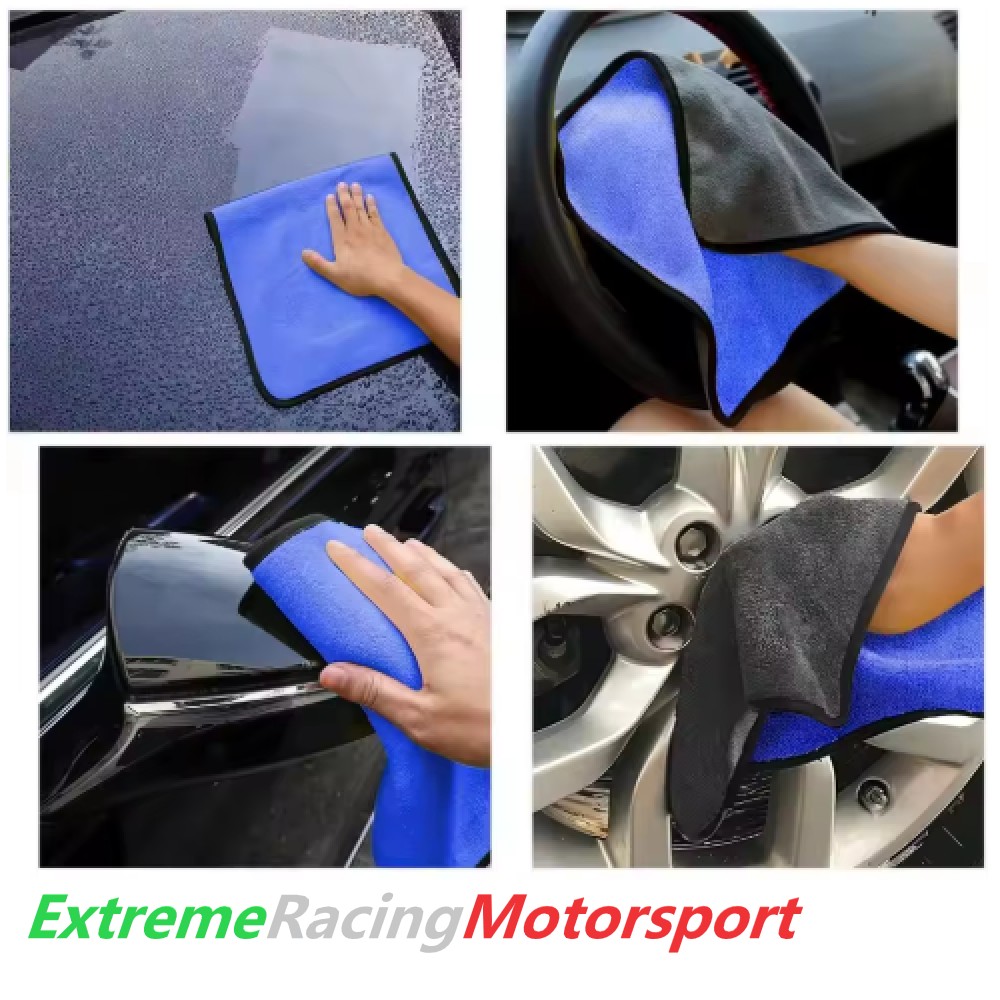 Xtreme Racing Decorazioni Auto e Adesivi Panno in Microfibra 30x40 cm blu
