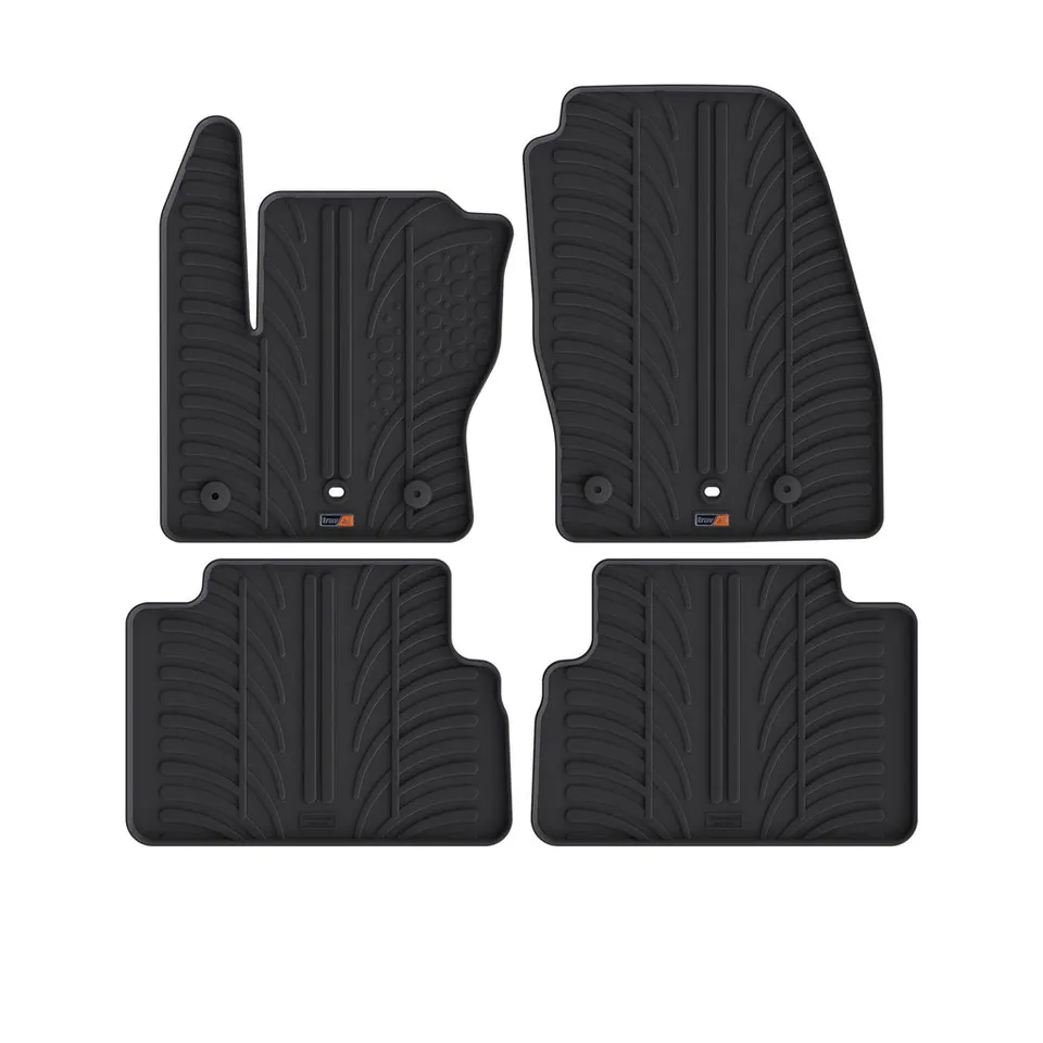 Travall Car Mats Ford C-Max (2015-2019) tappetini auto in gomma sagomati