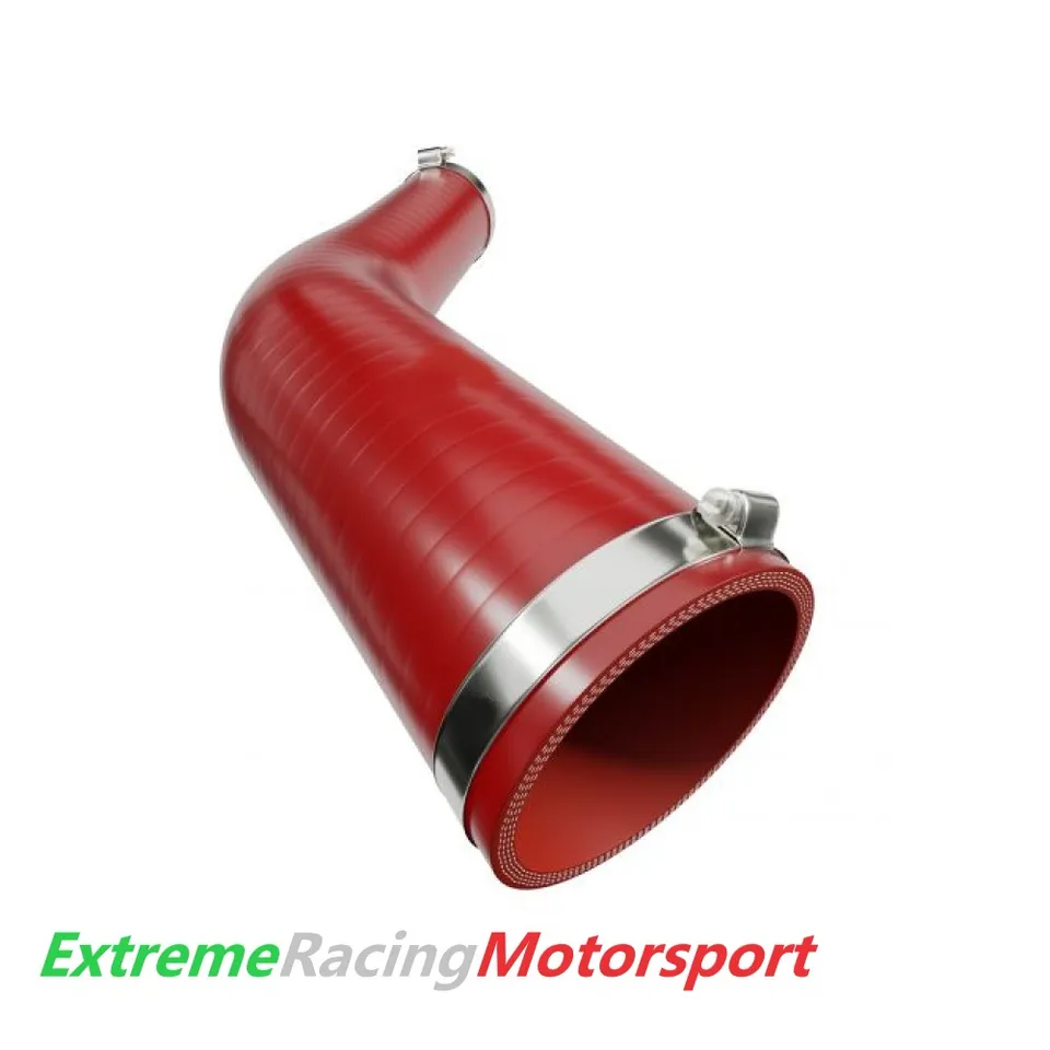 Xtreme Racing Curva Siliconica 45° riduzione 60-51 mm con collari rossa