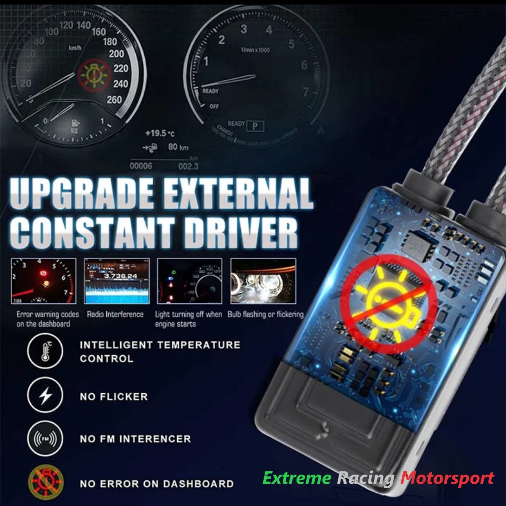 Xtreme Racing Lampadine LED ERM XTREME 40K 360° H1 coppia lenticolari