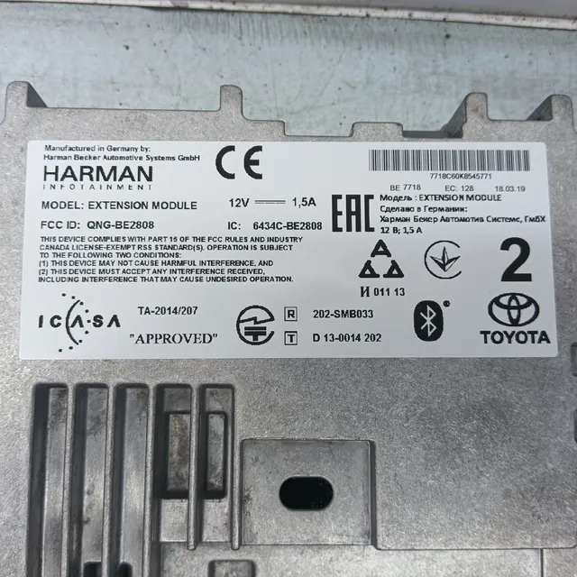 Pomili Elettronica/batteria ibride Toyota Hilux sistema di navigazione 86850-0k053 nuovo OEM