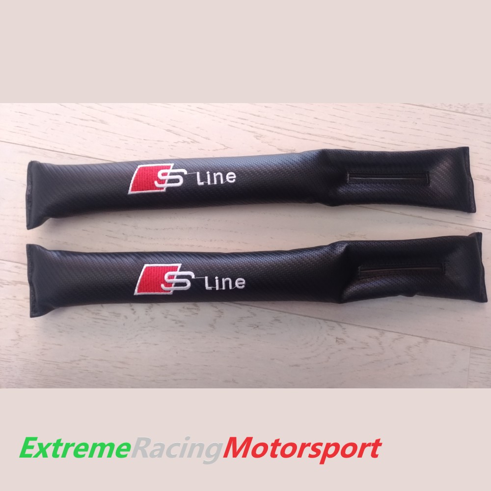 Xtreme Racing Decorazioni Auto e Adesivi S LINE imbottiture laterali sedili 2 pezzi carbon look