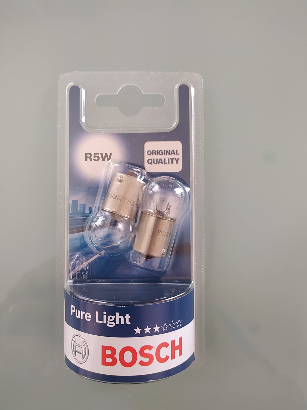 Bosch Lampadine e illuminazione 1987301022 lampadina Pure Light 12 V R5W