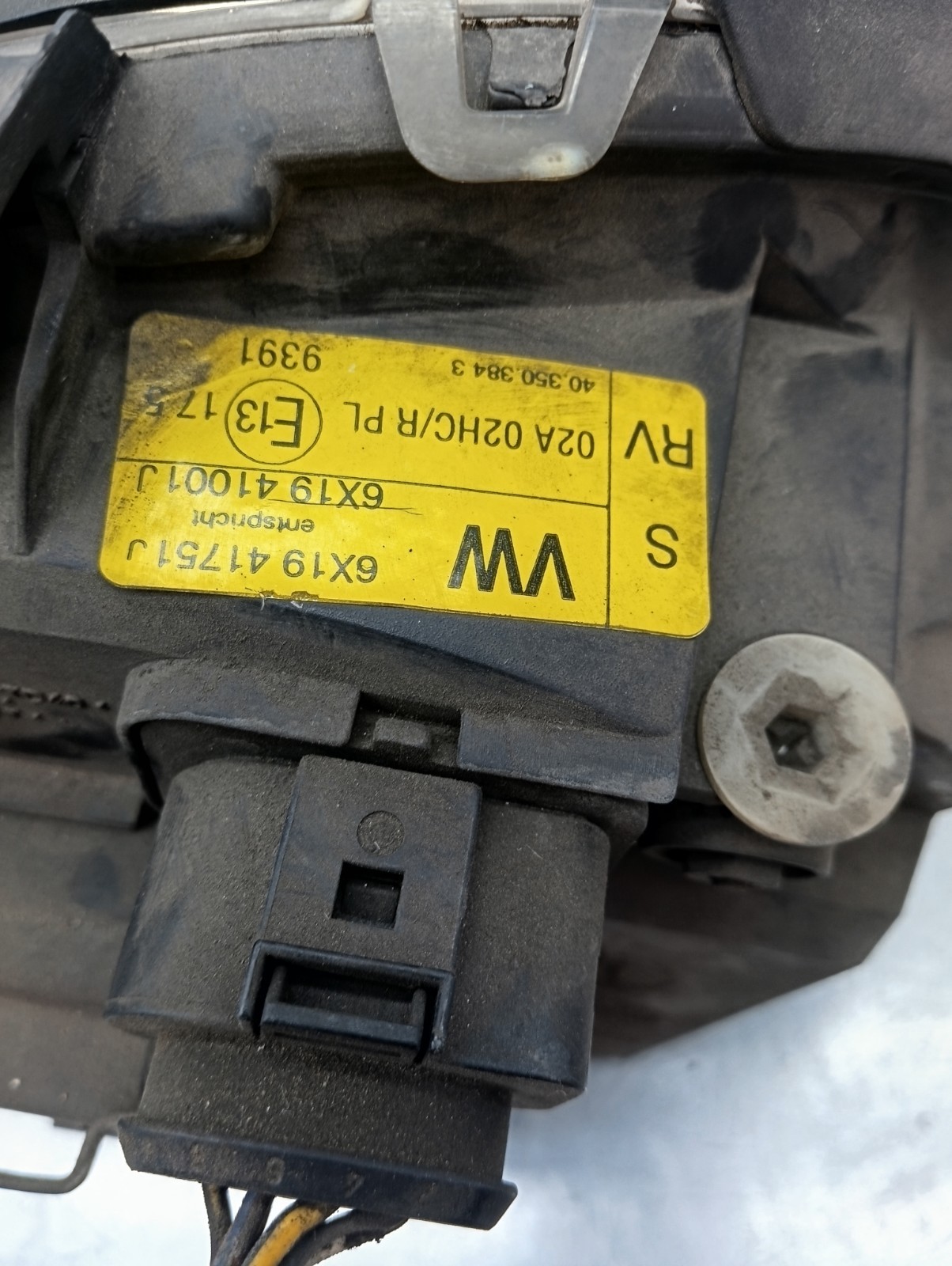 Pomili Fanaleria Volkswagen Lupo faro anteriore destro 6X1941001J usato