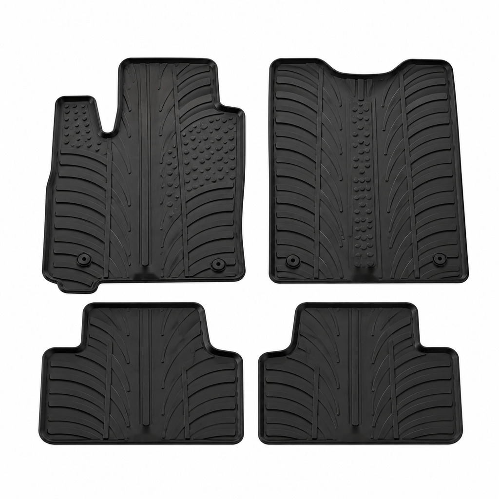 Travall Car Mats Vauxhall Meriva tappetino in gomma 2003-2010 su misura