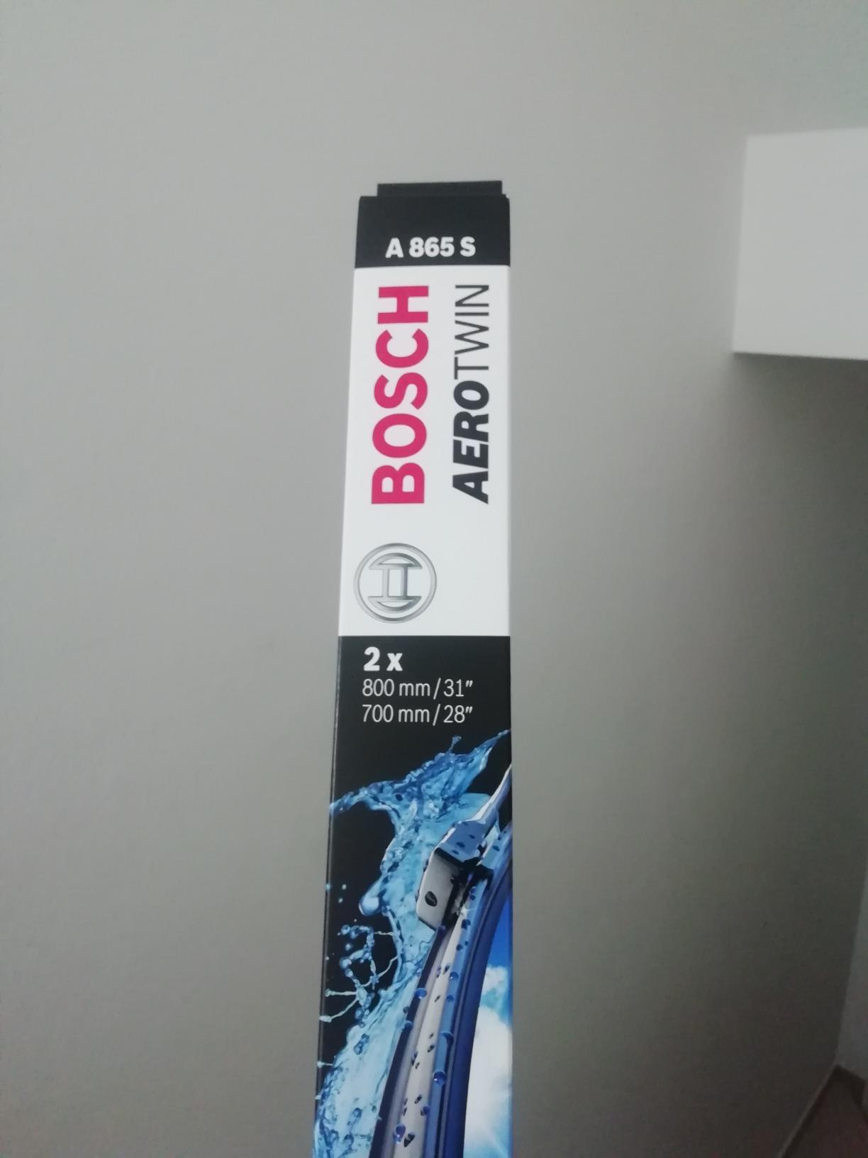 Bosch Spazzole tergicristallo 3397007865 anteriori 800/700 mm, set 2