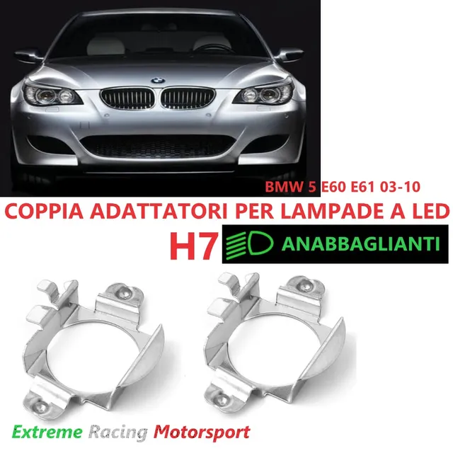 Xtreme Racing Accessori per Illuminazione LED ERM004 adattatori H7 LED BMW E60 E61
