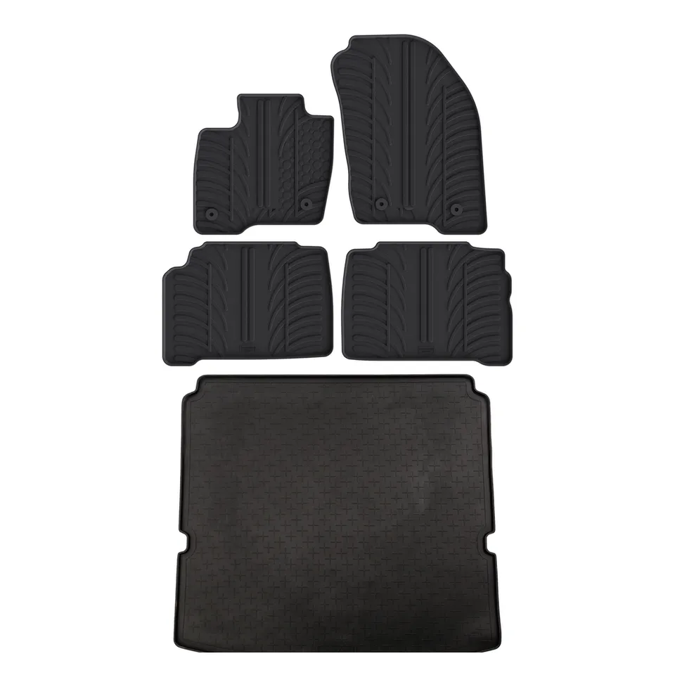Travall Bundles Ford Galaxy tappetini e vasca baule in gomma 2015-2024