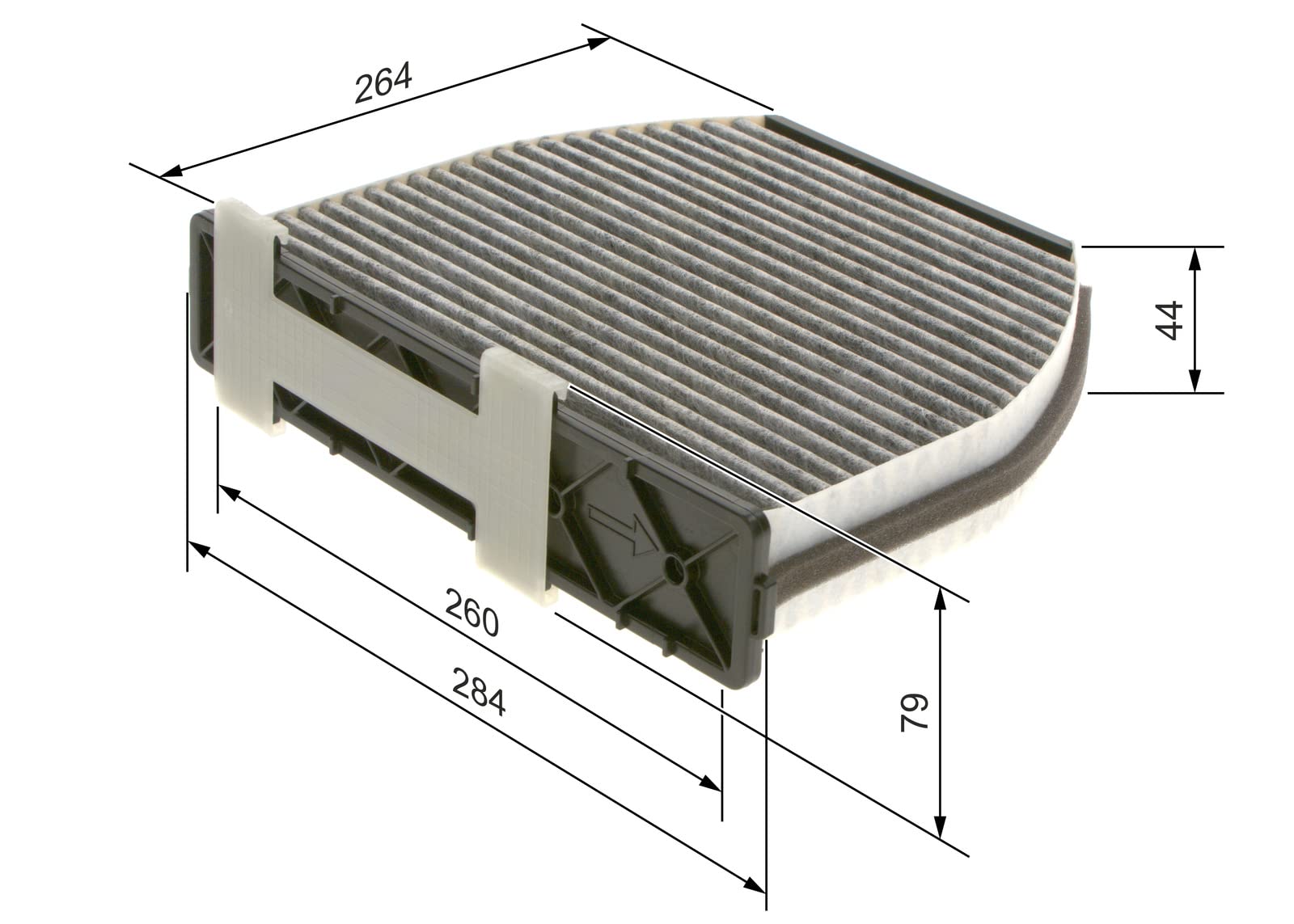 Bosch Filtri 1987435001 filtro abitacolo carboni attivi