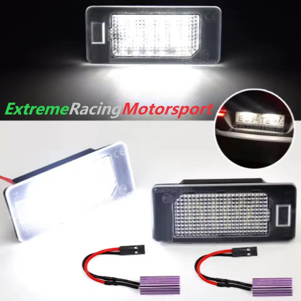 Xtreme Racing Accessori Illuminazione LED Audi A7 C8 17-25 placchette luci targa LED coppia
