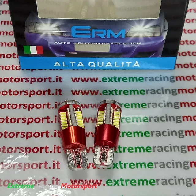 Xtreme Racing Lampadine LED T10 W5W 57 LED Targa Canbus 2 pezzi