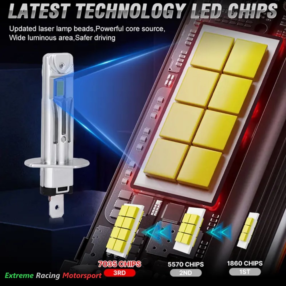 Xtreme Racing Kit Illuminazione LED Full LED H7 360° 20K/H1 PP 12 V