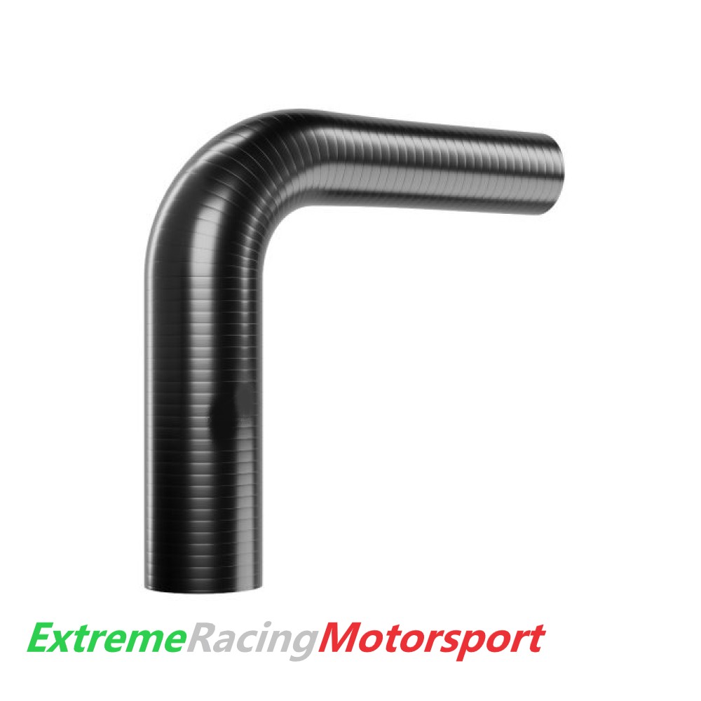 Xtreme Racing Impianto Carburante e Regolatori di Pressione Curva Siliconica 90° ERM Riduzione D. 28-25 mm NERO Abarth Cinquecento T-Jet rinforzata