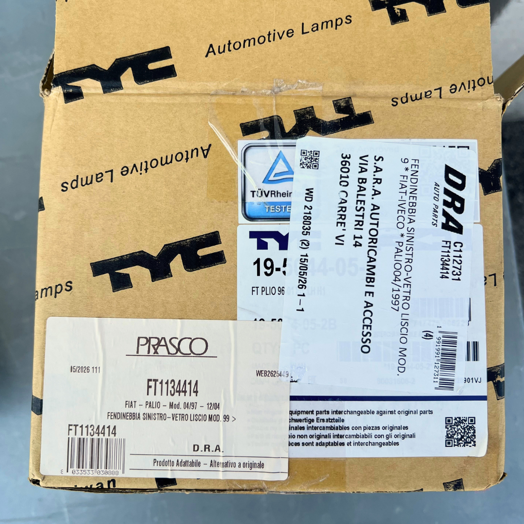 Sara Autoricambi Fendinebbia 195044052B fendinebbia anteriore sinistro Fiat Palio (97-04)