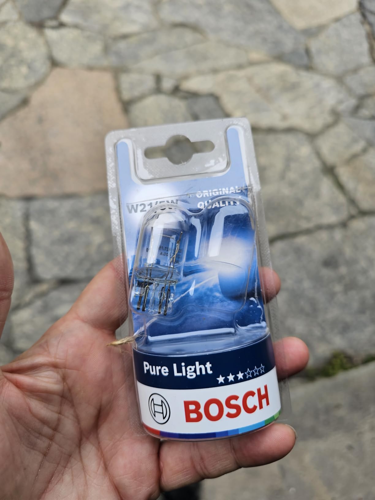 Bosch Pure Light W21/5W lampadine alogene 12 V 2 pezzi ECE