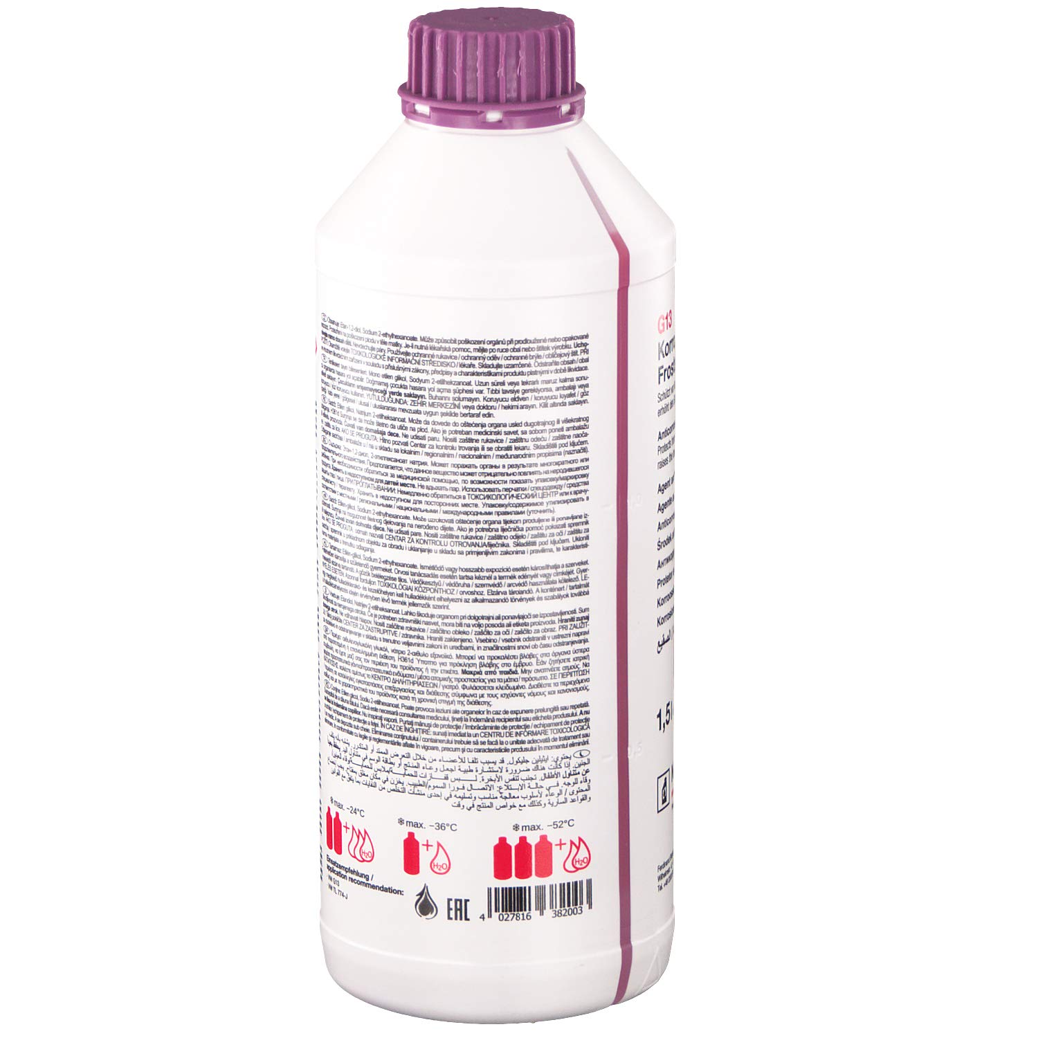 Bilstein Fluidi 38200 antigelo G13 1,5 l concentrato viola