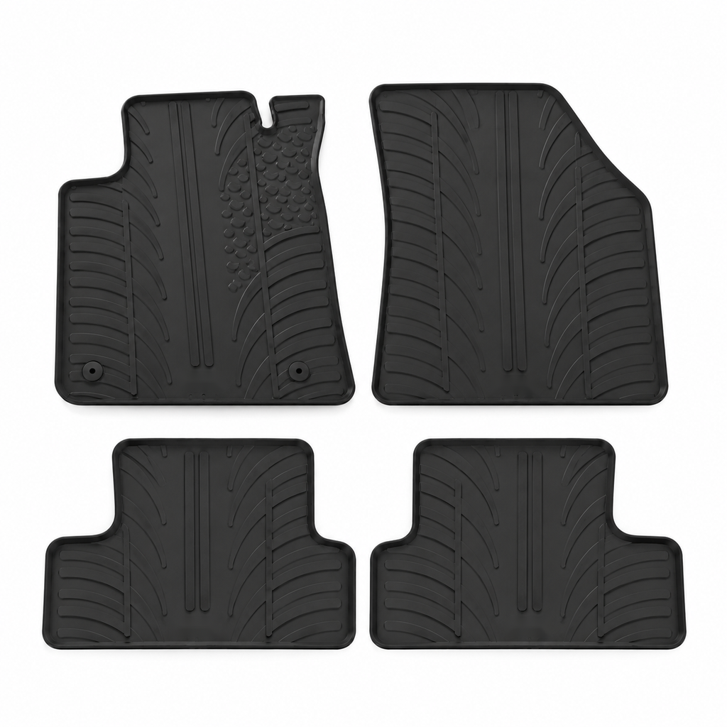 Travall Car Mats Renault Megane tappetino in gomma 2016-2022 su misura