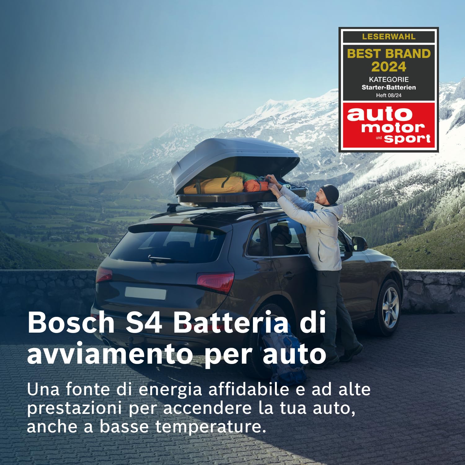 Bosch Batterie S4008 batteria auto 74 Ah 680 A 12 V